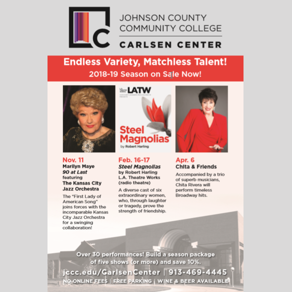 Johnson County Community College Carlsen Center 2018-2019